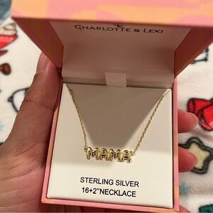 Gold 'MAMA' Necklace